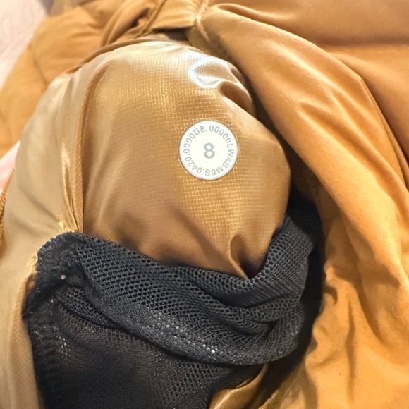 Lululemon Navigation Stretch Down Jacket Spiced Bronze Size 8 Lightweight Jacket - Picture 5 of 5